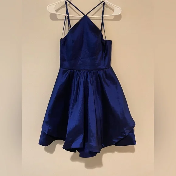 green emerald velvet dress Macy Royal-Blue Knot Front Maxi Dress – Chic Couture Online main image 0